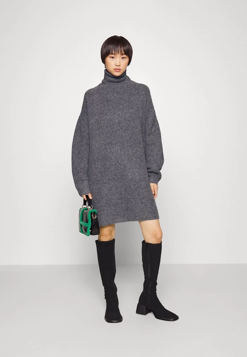 Strickkleid - Dark Grey 2 Strickkleid - Dark Grey – Bild 2