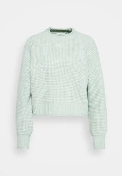 Even&Odd MOSS STITCH JUMPER - Strickpullover - Light Green