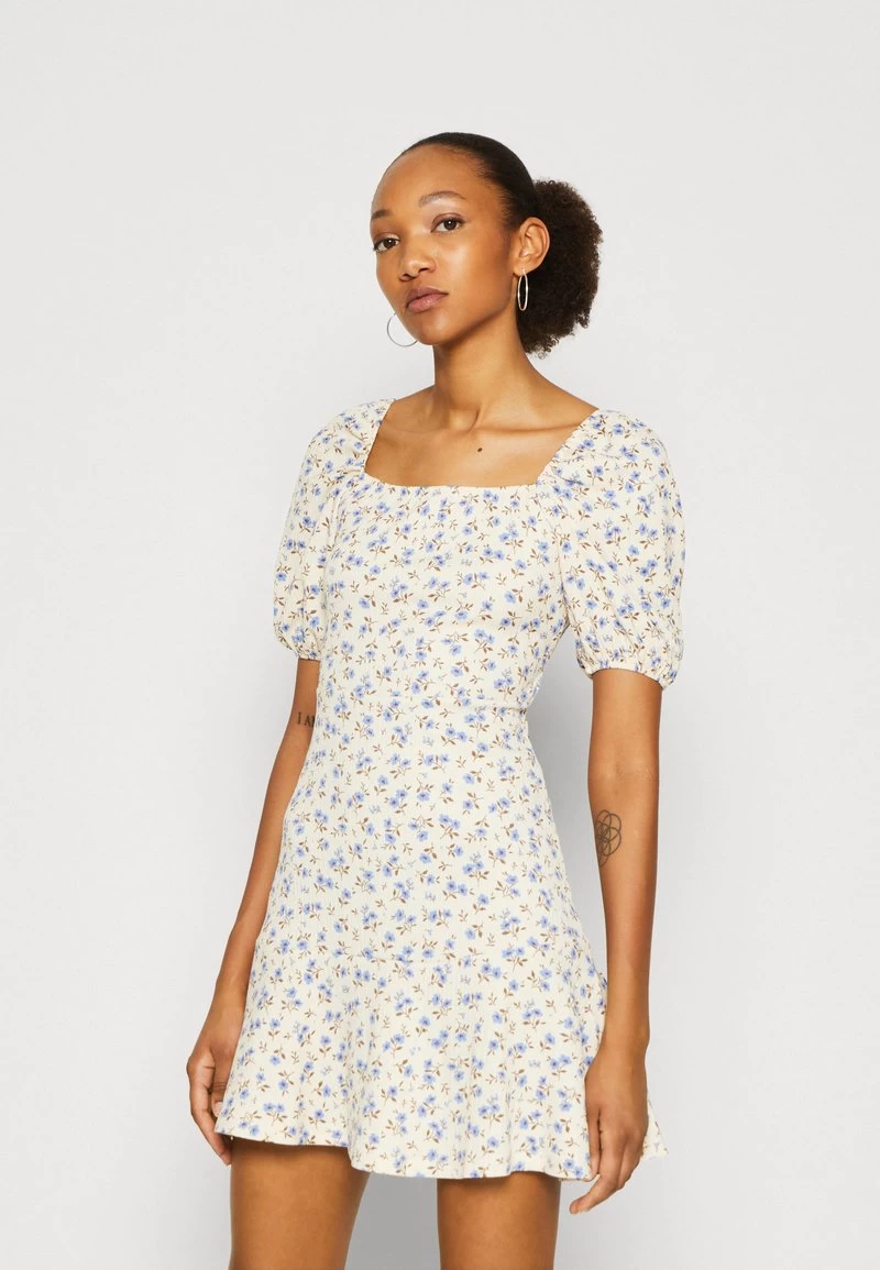 Even&Odd Freizeitkleid - Beige/blue/multi-coloured 1 Even&Odd Freizeitkleid - Beige/blue/multi-coloured