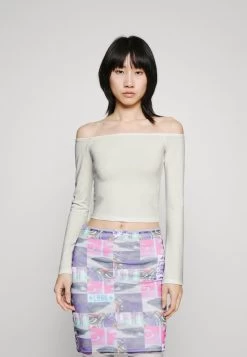 Even&Odd LONGSLEEVE SHOULDER DROP WHITE - Top - White