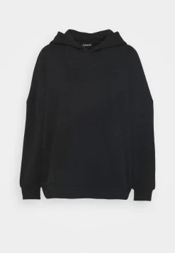 Even&Odd HOODIE LONG WITHOUT DRAWCORD AND POCKET - Kapuzenpullover - Black 11 Even&Odd HOODIE LONG WITHOUT DRAWCORD AND POCKET - Kapuzenpullover - Black -Even&Odd 52198e5db4404c0f8de006564c1b3c01