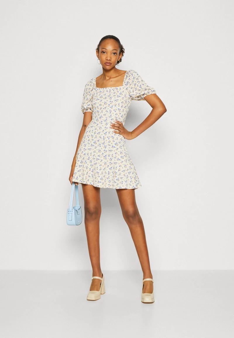 Even&Odd Freizeitkleid - Beige/blue/multi-coloured 2 Even&Odd Freizeitkleid - Beige/blue/multi-coloured – Bild 2