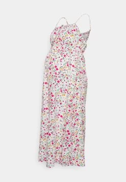 WOVEN_MAMA_MIDI SUMMER DRESS - Jerseykleid - White/yellow -Even&Odd 7029cb30af3d473eb2638e3ef6a256a8