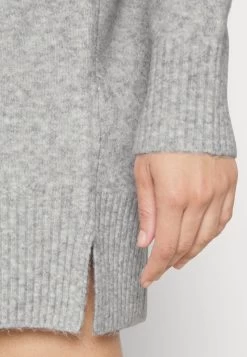 Even&Odd Strickkleid - Mottled Light Grey -Even&Odd 7f4d704c6cba4987bdd279f2b6ab906f