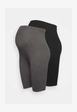 2 PACK - Shorts - Black/mottled Dark Grey 10 2 PACK - Shorts - Black/mottled Dark Grey -Even&Odd 81343ba3669a463694ec4b2525e607cd