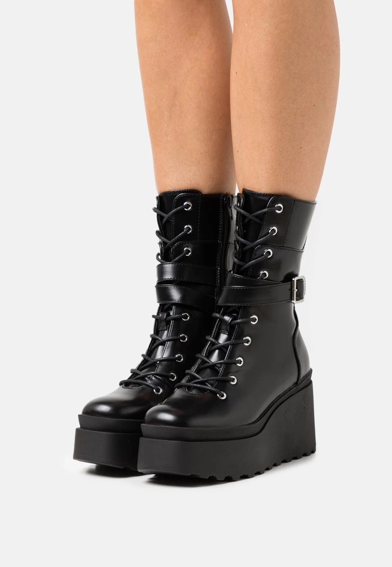 Schnürstiefelette - Black 1 Schnürstiefelette - Black