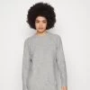 Even&Odd Strickkleid - Mottled Light Grey