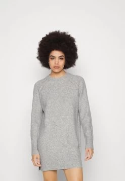 Even&Odd Strickkleid - Mottled Light Grey