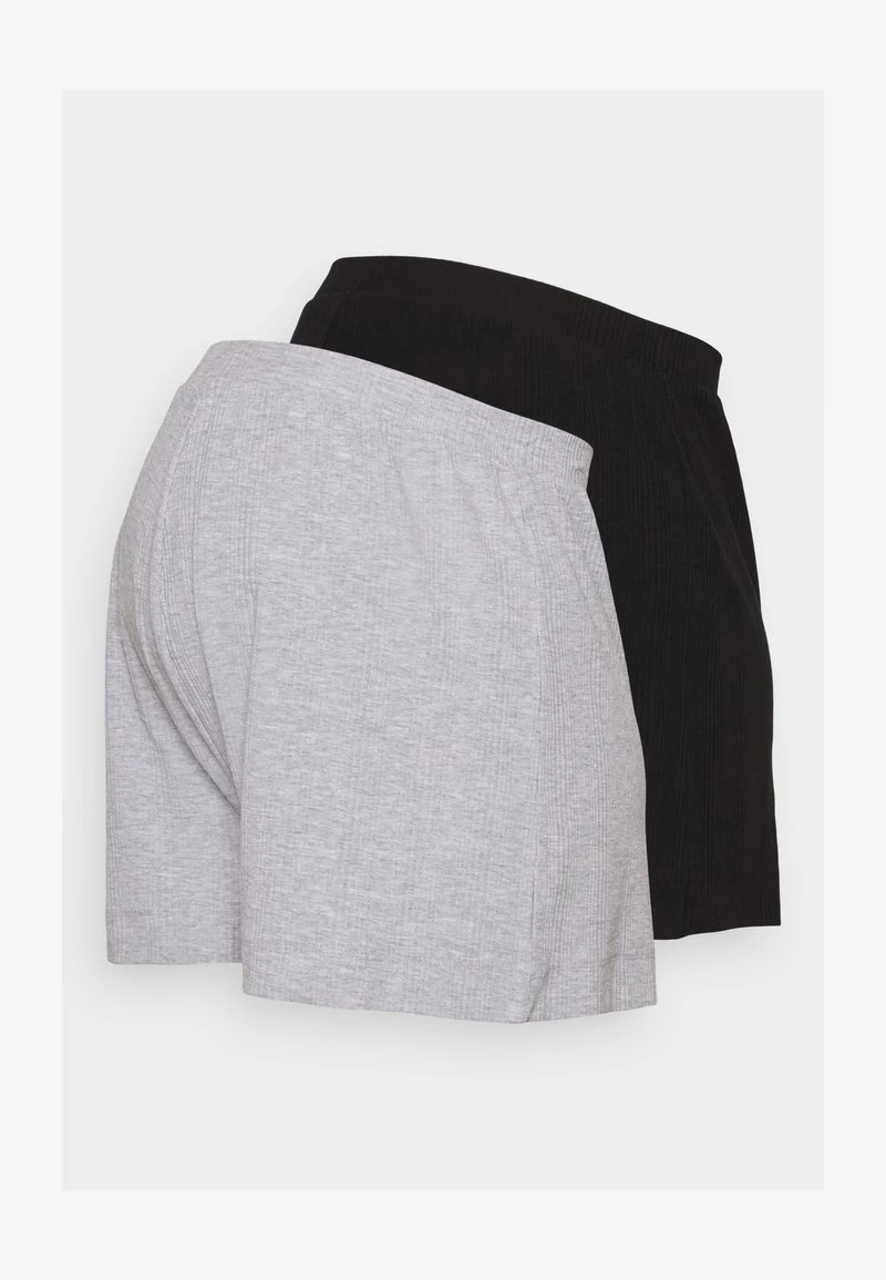 2 PACK - Shorts - Black/light Grey 5 2 PACK - Shorts - Black/light Grey – Bild 5