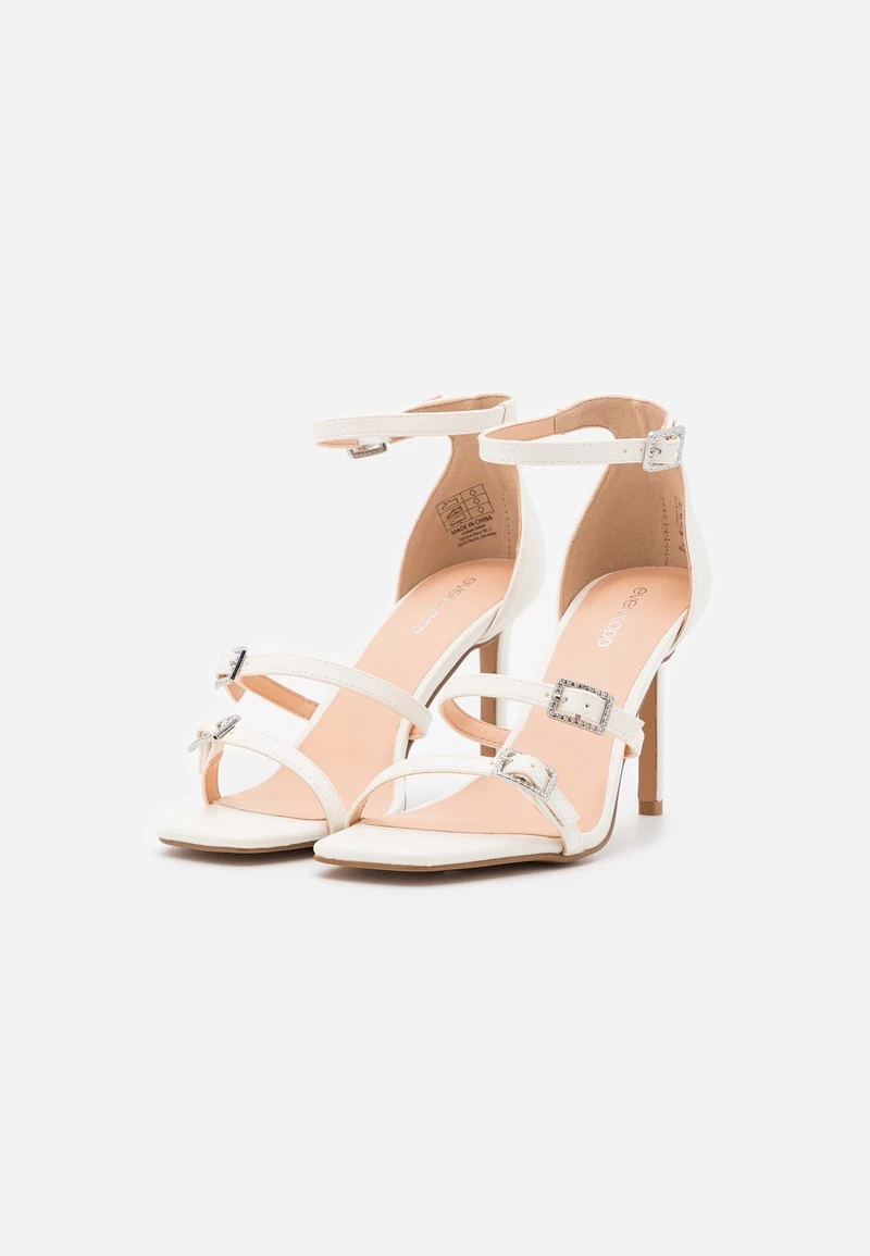 High Heel Sandalette - White 3 High Heel Sandalette - White – Bild 3