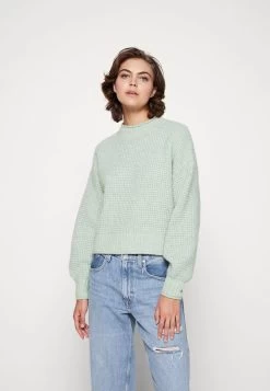 Even&Odd MOSS STITCH JUMPER - Strickpullover - Light Green -Even&Odd 9f9f2f84b81446678be2c3cd6ed9f8e8