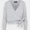 Even&Odd Strickpullover - Mottled Light Grey