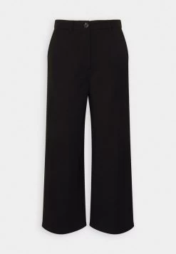 Even&Odd TAILORED WIDE LEG CULOTTE - Stoffhose - Black -Even&Odd a56d46d49a244588a529a362d6c0030e 1