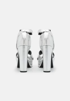 Even&Odd High Heel Sandalette - Silver -Even&Odd a58774608d3f4cecad2978ba27cc1143