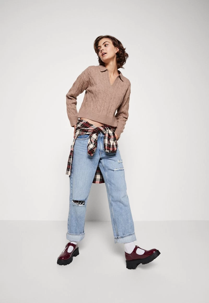 Even&Odd Strickpullover - Taupe 2 Even&Odd Strickpullover - Taupe – Bild 2