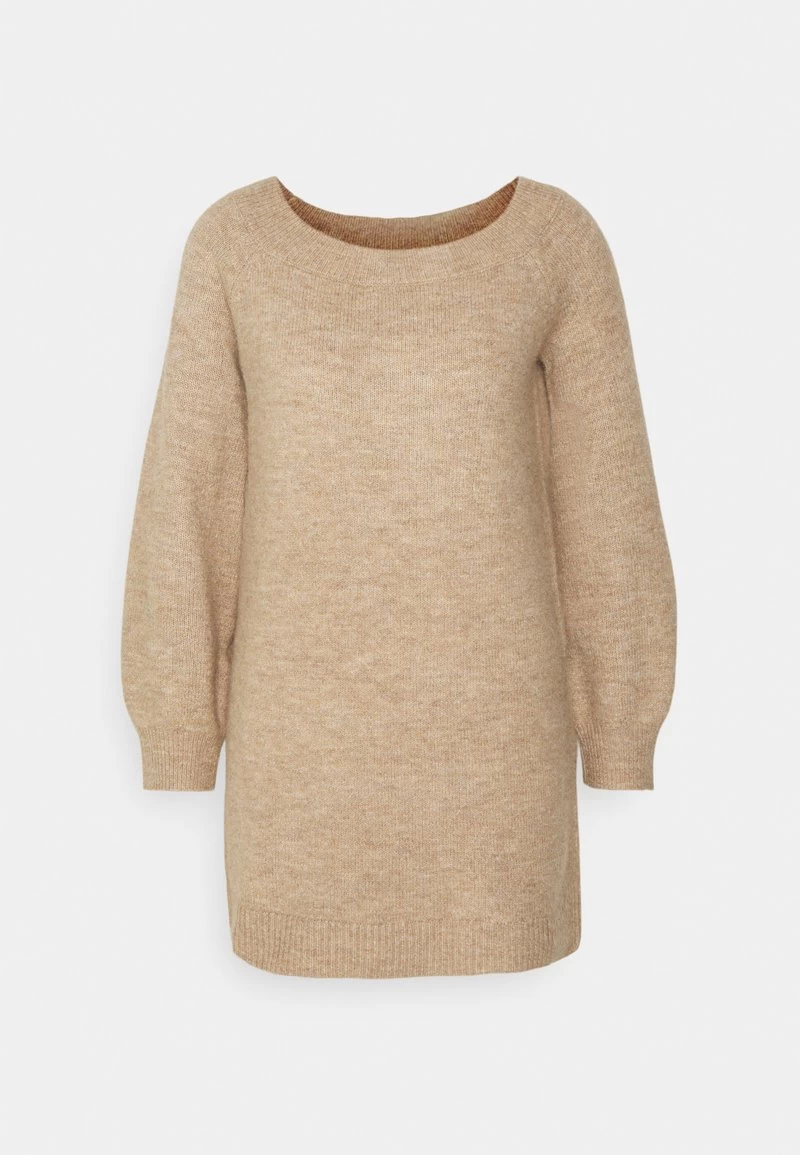 Even&Odd SCHULTERFREI MINI STRICKKLEID - Strickkleid - Camel 4 Even&Odd SCHULTERFREI MINI STRICKKLEID - Strickkleid - Camel – Bild 4
