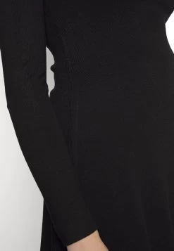 Even&Odd ECKIGER AUSSCHNITT MINI STRICKKLEID - Strickkleid - Black -Even&Odd b53c3243d575435fa9d66c907b2972e1