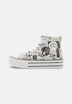 Even&Odd DISNEY D100 - Sneaker High - Black/white -Even&Odd bf8cc91b35644239b6d4a324c66e1a32 1