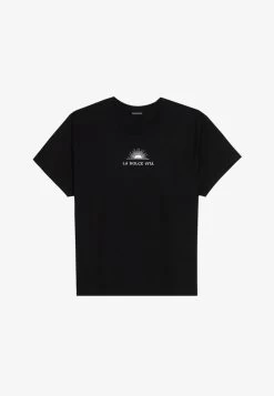 T-Shirt Print - Black -Even&Odd c3436cd1a4d245699aefbd67ab494adb