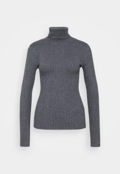 Even&Odd Strickpullover - Mottled Dark Grey -Even&Odd c6481cd38f72486291c10f4234b1e4c2
