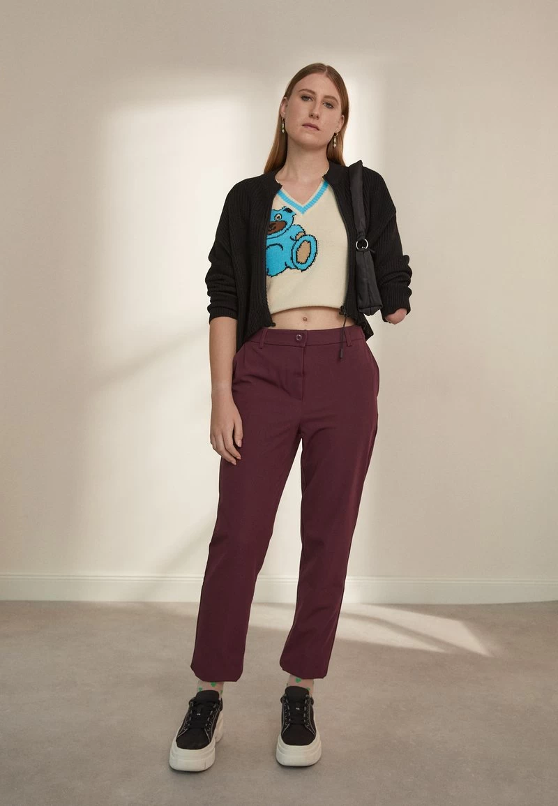 Even&Odd Stoffhose - Purple 3 Even&Odd Stoffhose - Purple – Bild 3