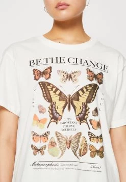 Even&Odd T-Shirt Print - Off-white -Even&Odd ce060e767390416fbd62157e44883652