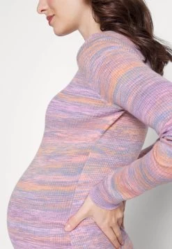 Jerseykleid - Orange/purple/grey -Even&Odd d85506f8d5df41daa73e2e5ccf4a213e