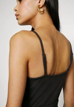 Even&Odd STRAPPY WARP MINI BODYCON PUNTO DRESS - Etuikleid - Black -Even&Odd dbe6ea181bfc482381218e0023b9242f