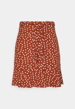 Even&Odd Minirock - Brown/white -Even&Odd eccf33f5c38649bf89100d9c33a2164b