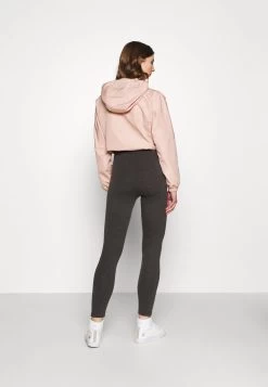 Even&Odd HIGH WAISTED LEGGINGS 2 PACK - Leggings - Hosen - Black/mottled Dark Grey -Even&Odd f1e78c7964d54c0ca7412f32d7446fb8