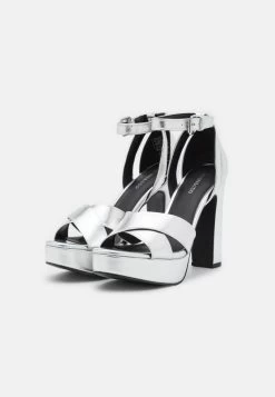 Even&Odd High Heel Sandalette - Silver -Even&Odd fbcd9eec41ce4608b3330095fd6e021a