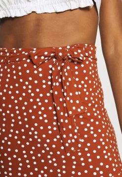 Even&Odd Minirock - Brown/white -Even&Odd fc0ba9c0fdf045d2bcc21aaeb0b2a1bb