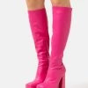 Even&Odd Plateaustiefel - Pink